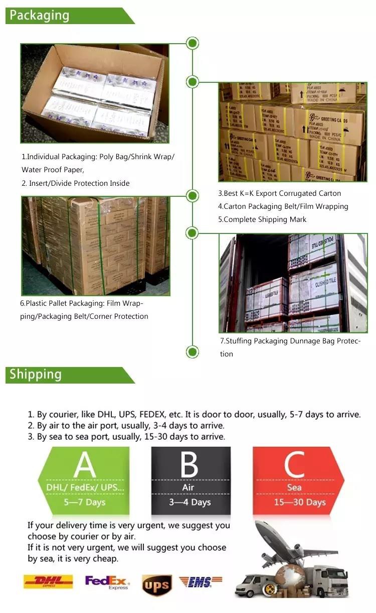 packaging and shipping