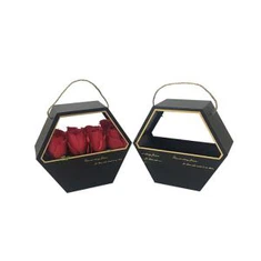 Hexagon Paper Box Rope Nli